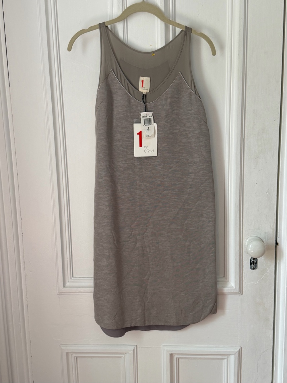 Women’s Grey 1 by 0’2nd NWT Tank Top Dress Fully Lined Size 0